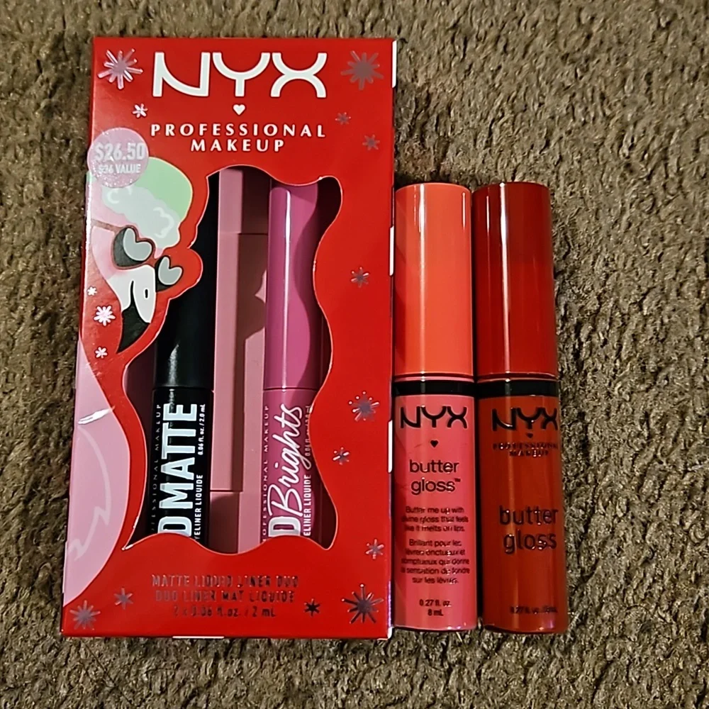 NYX liquid liner & lip gloss set - Picture 1 of 3